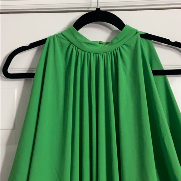 Zara emerald green halter dress - Picture 3 of 13
